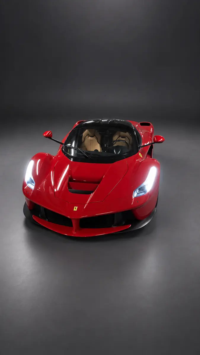 LaFerrari – Erhöhte Gesamtansicht der Karosserieskulptur